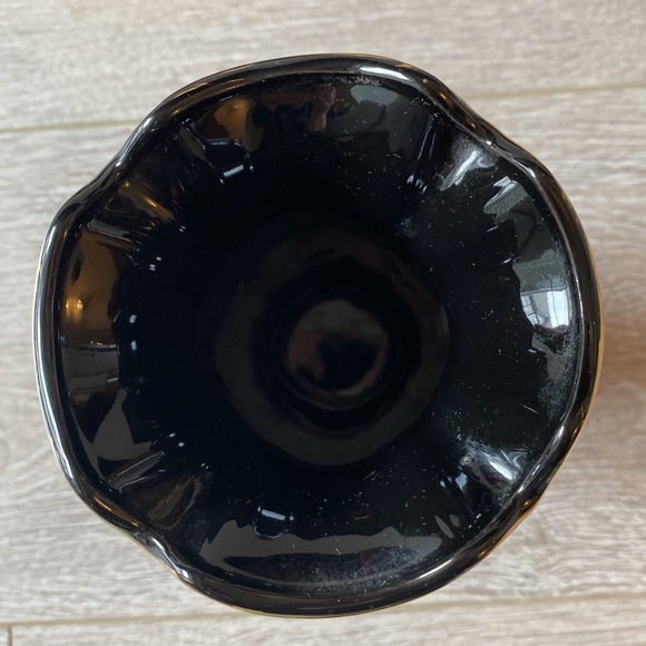 Vintage Otagiri Japan Golden Iris vase - Picture 3 of 9